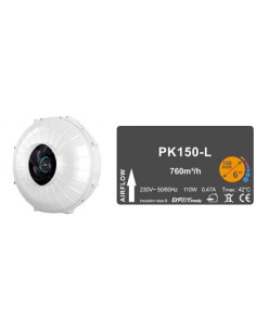 Extracteur Pk - Ø 150 Mm - 760m3/h - Cablé