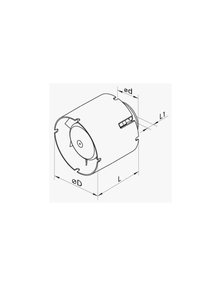 Extracteur De Gaine Ø 100mm - Vents Vko1 - 107 M³/h