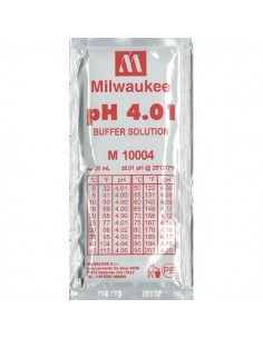 Solution Etalonnage Milwaukee - Ph 4.01- Sachet 20 Ml