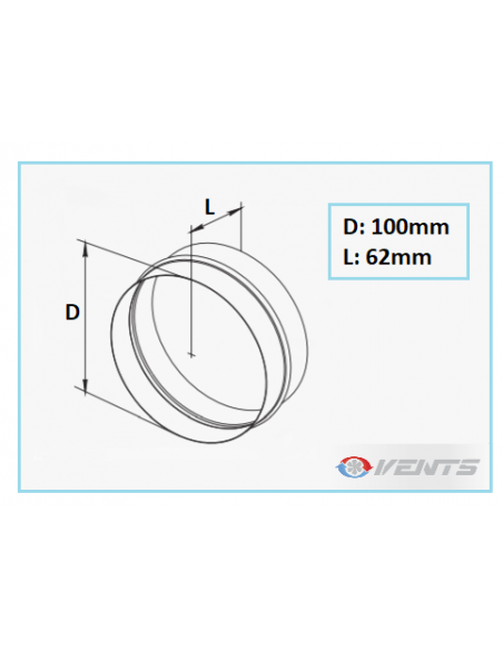 Connecteur De Ventilation Ø 100 Mm