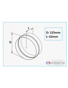 Connecteur De Ventilation Ø 125 Mm