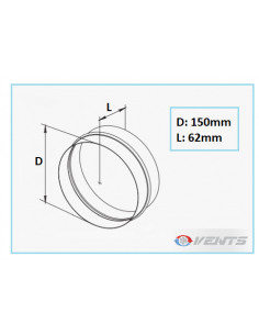 Connecteur De Ventilation Ø 150 Mm