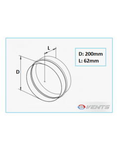 Connecteur De Ventilation Ø 200 Mm