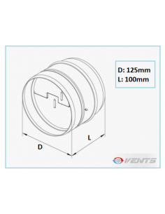 Clapet Anti Retour Diam 125mm