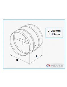 Clapet Anti Retour Diam 200mm