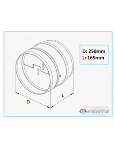 Clapet Anti Retour Diam 250mm