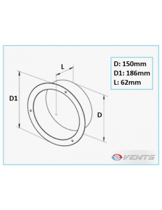 Flange Metal Ø 150 Mm