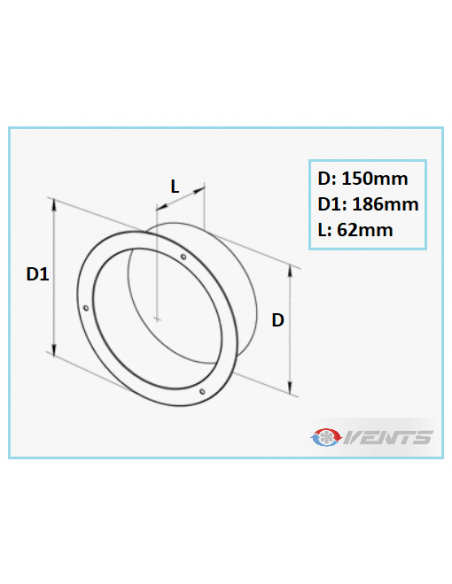 Flange Metal Ø 150 Mm