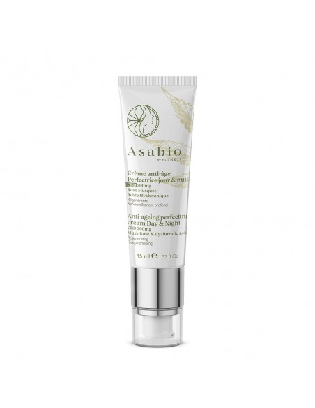 Creme Anti-age Perfectrice  Jour Et Nuit 45ml -asabio - 200mg CBD