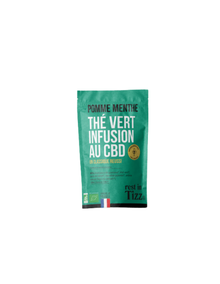 Pomme Menthe - The Vert Infusion Cbd Bio - 50 Gr