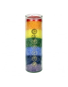 Bougie 7 Chakras Huiles Essentielles