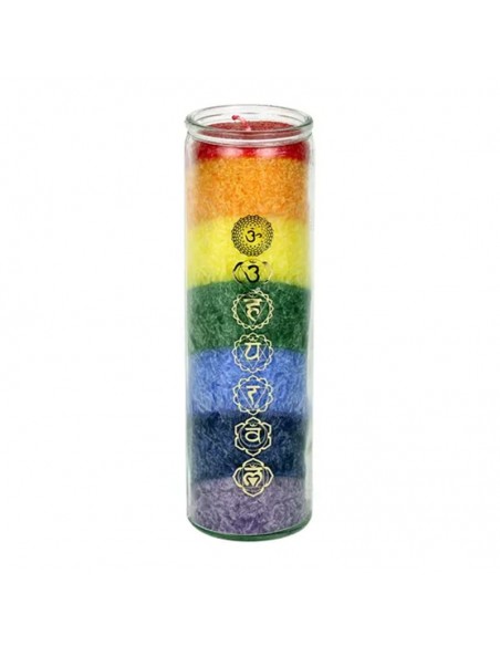 Bougie 7 Chakras Huiles Essentielles