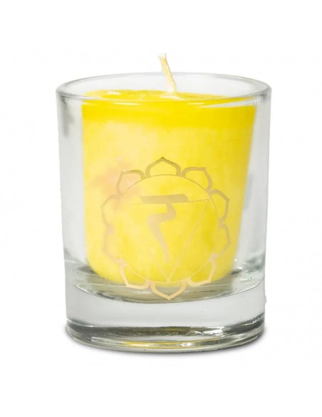 Bougie Parfumee 3°chakra Jaune