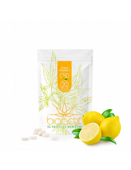 Sachet 30 Pastilles Citron Vitamine C 20mg