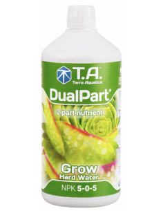 Dualpart Grow Eau Dure 1 Litre - Terra Aquatica