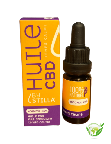 HUILE SUBLINGUALE CBD TEMPS CALME CHEESECAKE MYRTILLE 40% - 10ml