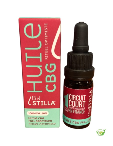 HUILE SUBLINGUALE CBG RITUEL OPTIMISTE FRAISE 10% - 10ML