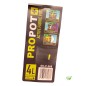 Pot Textile Propot Noir 4 L - 15x15x19cm