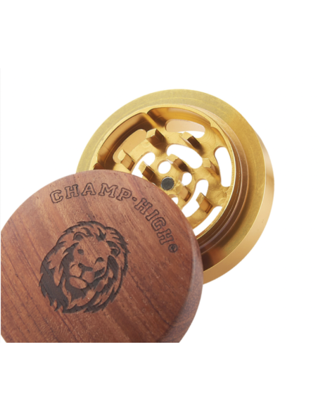 GRINDER CHAMP HIGH ROUND WOODEN