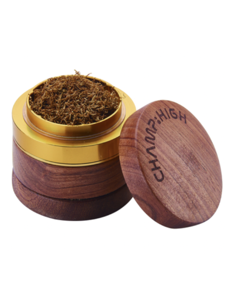 GRINDER CHAMP HIGH ROUND WOODEN