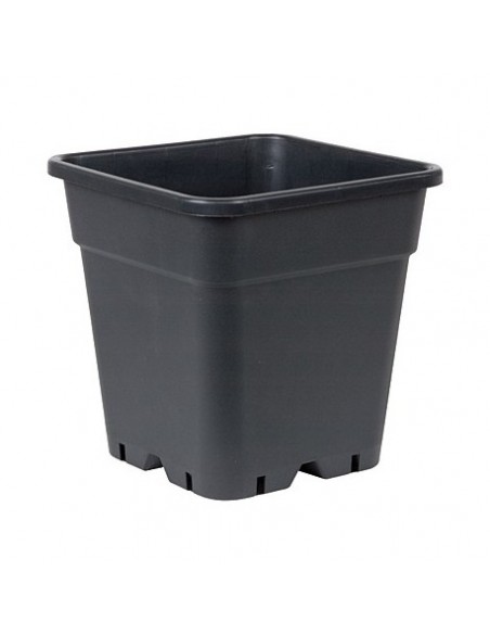 Pot Carre Noir 30.5 X 30.5 X 30.5 Cm - 18 L