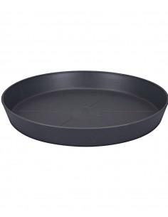 Soucoupe Ronde Noire - Ø 30 Cm