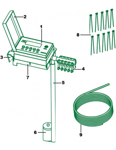 Kit D'irrigation Automatique 10 Plantes Avec Pompe Et Progra